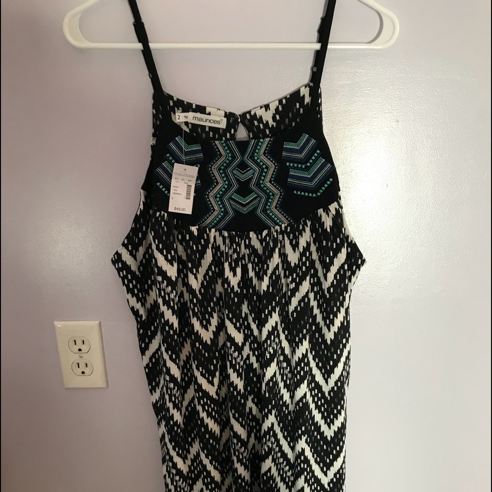 Brand New. Maurices Print Slip Dress.